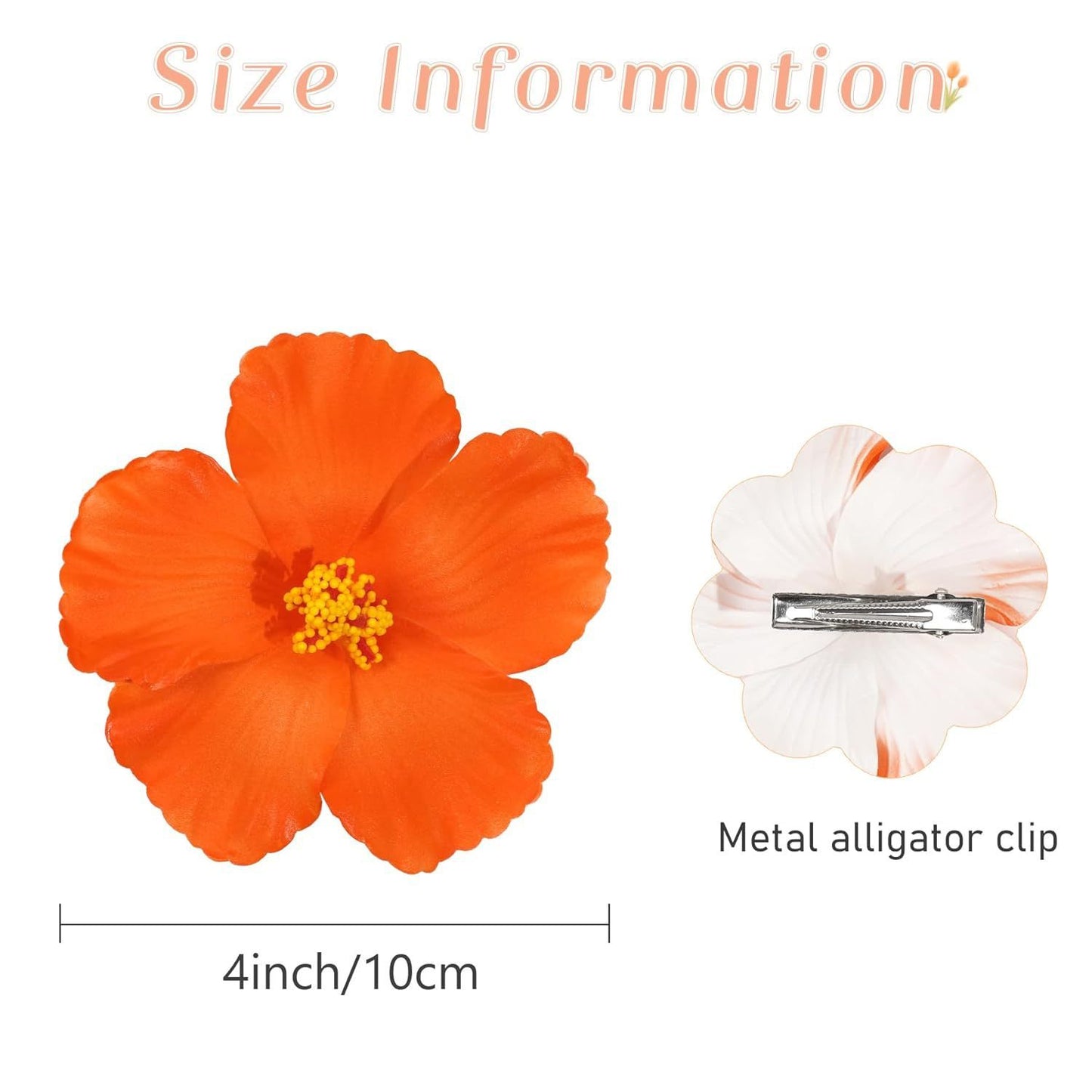 Bohemian Beach Vacation Flower Hair Clip For Women Fashion Girl Accessories Gift