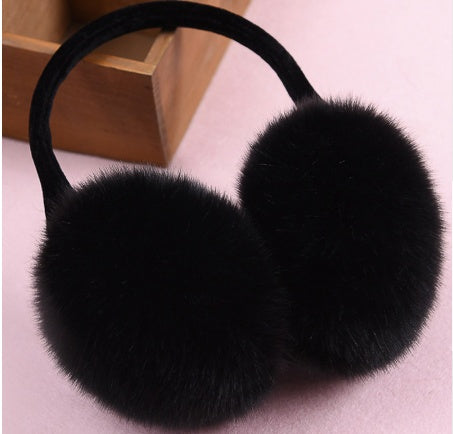 Winter Earmuff  Rabbit Women Fur Earmuffs Winter Ear Warmers Large Plush Girls And Boys Ear Warmers Earmuffs