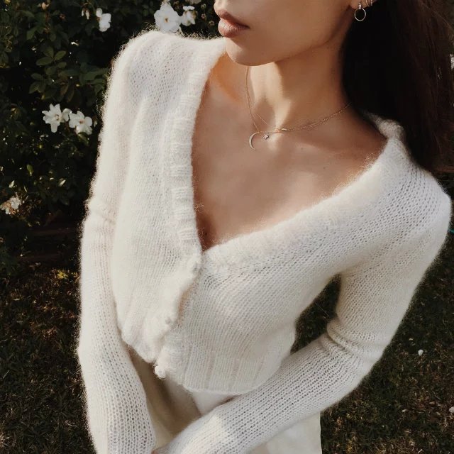 short cardigan sweater