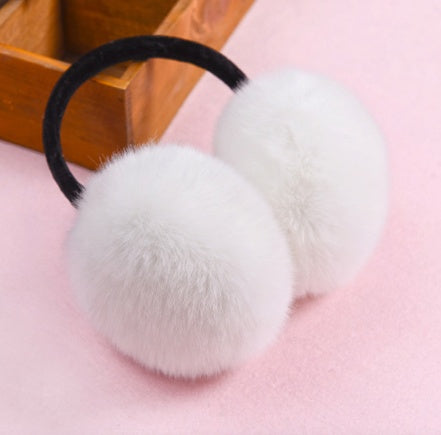 Winter Earmuff  Rabbit Women Fur Earmuffs Winter Ear Warmers Large Plush Girls And Boys Ear Warmers Earmuffs