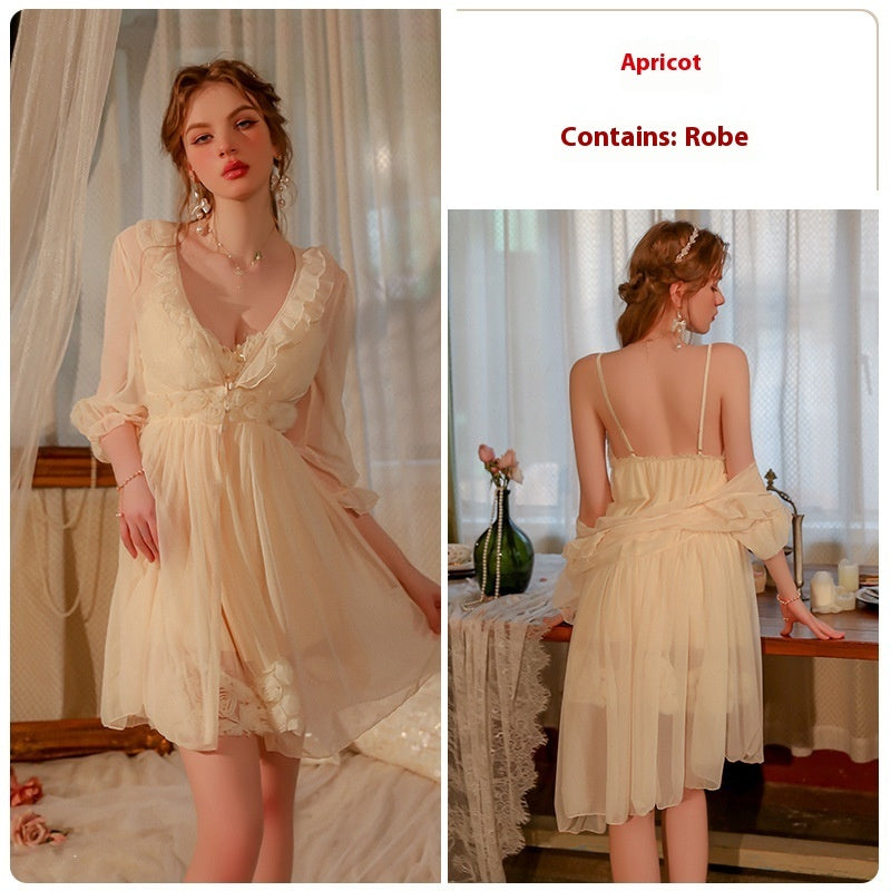 Lace Nightdress Nightgown Pure Desire Home Wear Suit